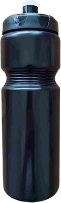 Squeeze Water Bottle Sports 24oz, BPA-Free Bicycle Water Bottle, Fit Bike Cage, Gym Cycling Hiking. (Black)