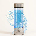 Lazra Hydrowave Hydrogen Water Bottles, Portable Hydrogenated Water Bottle with SPE PEM Technology, 420ml Hydrogen Water Bottle Generator, Rechargeable Ionizer Machine for Home, Office, Travel